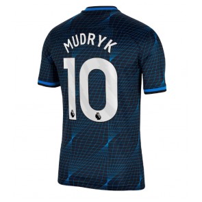 Chelsea Mykhailo Mudryk #10 Koszulka Wyjazdowych 2023-24 Krótki Rękaw